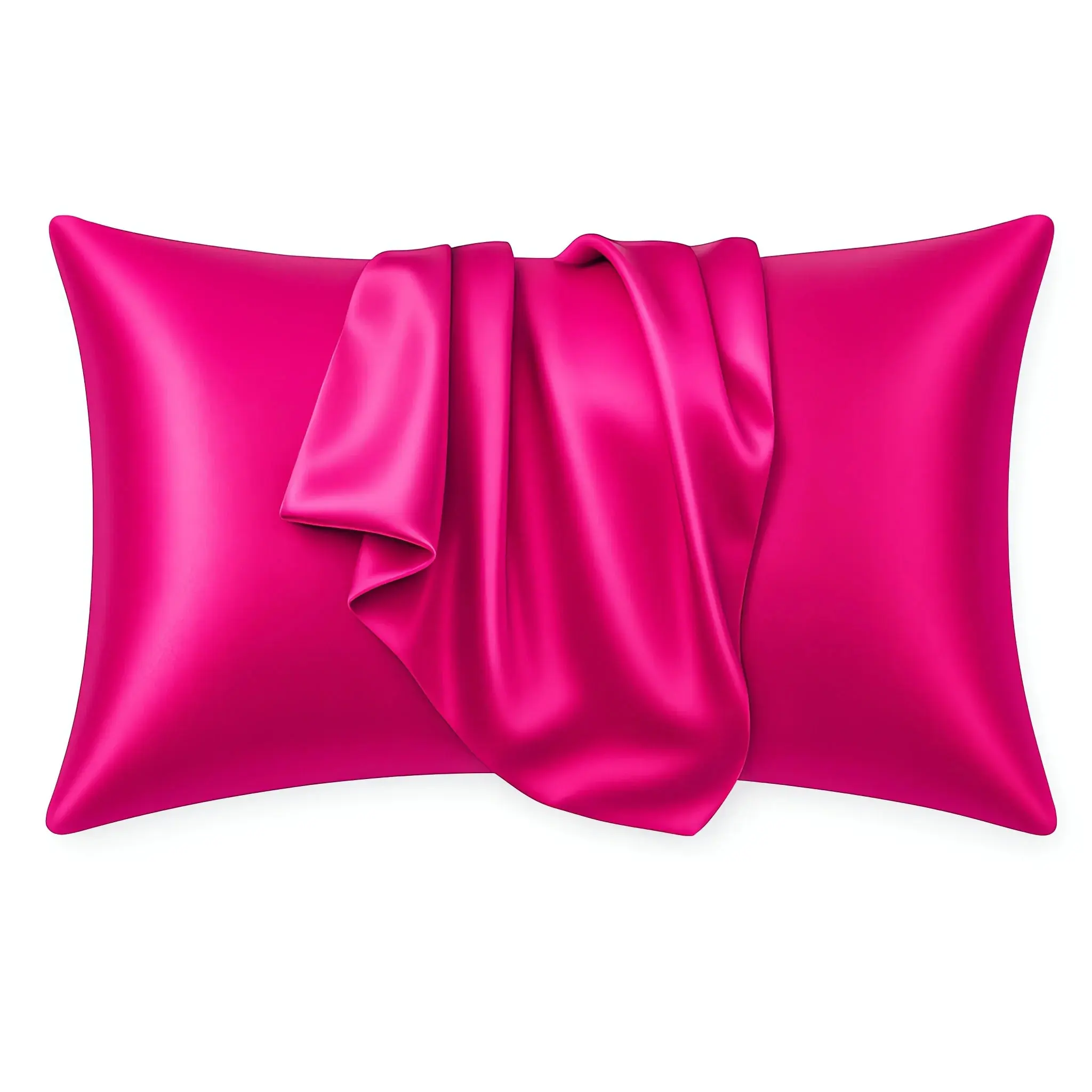 Silky Satin Pillowcase Fuchsia