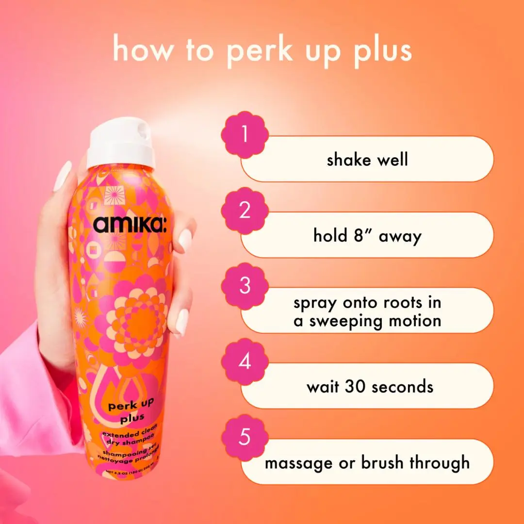 Amika Perk Up Plus Shampooing sec Extended Clean - Image 2
