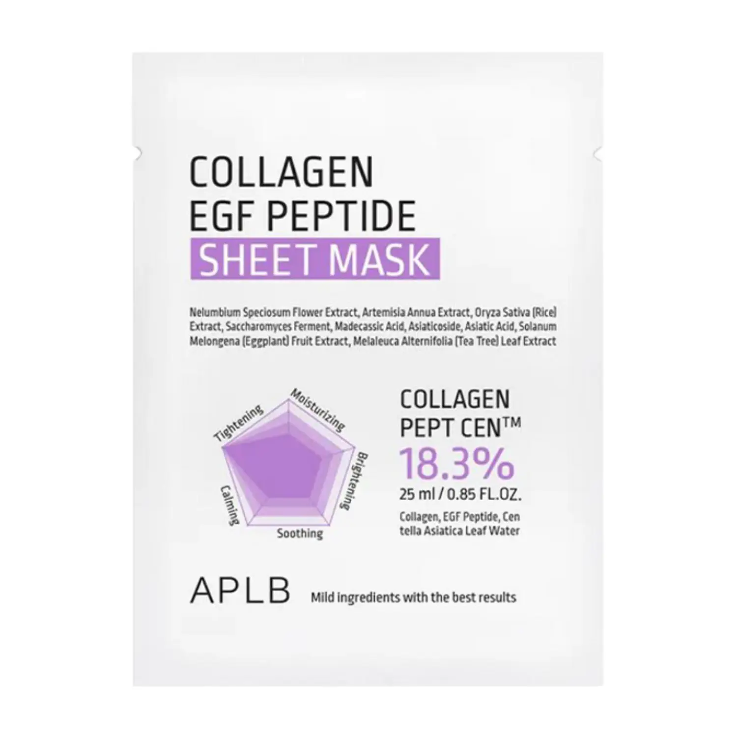 Collagen Egf Peptide Sheet Mask