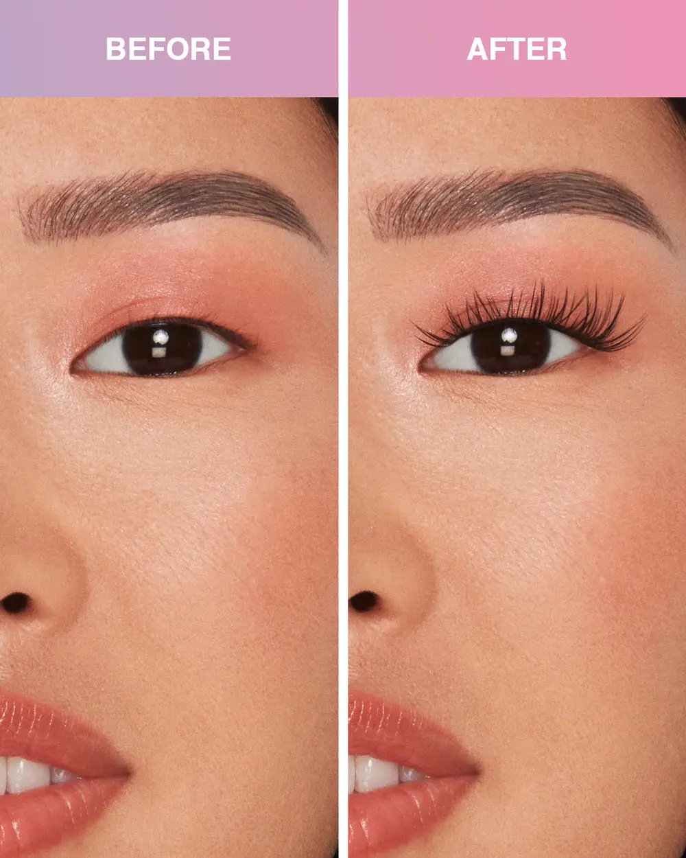 Press On Pre-glued Underlash Extensions Wispies Natural Mini Set - Image 4