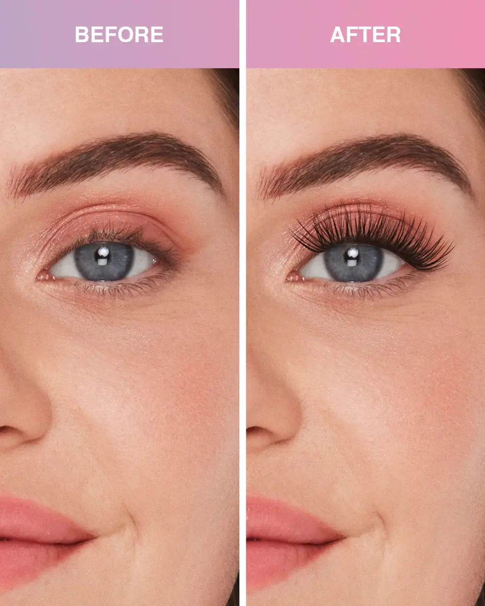 Press On Pre-glued Underlash Extensions Wispies Natural Starterskit - Image 2