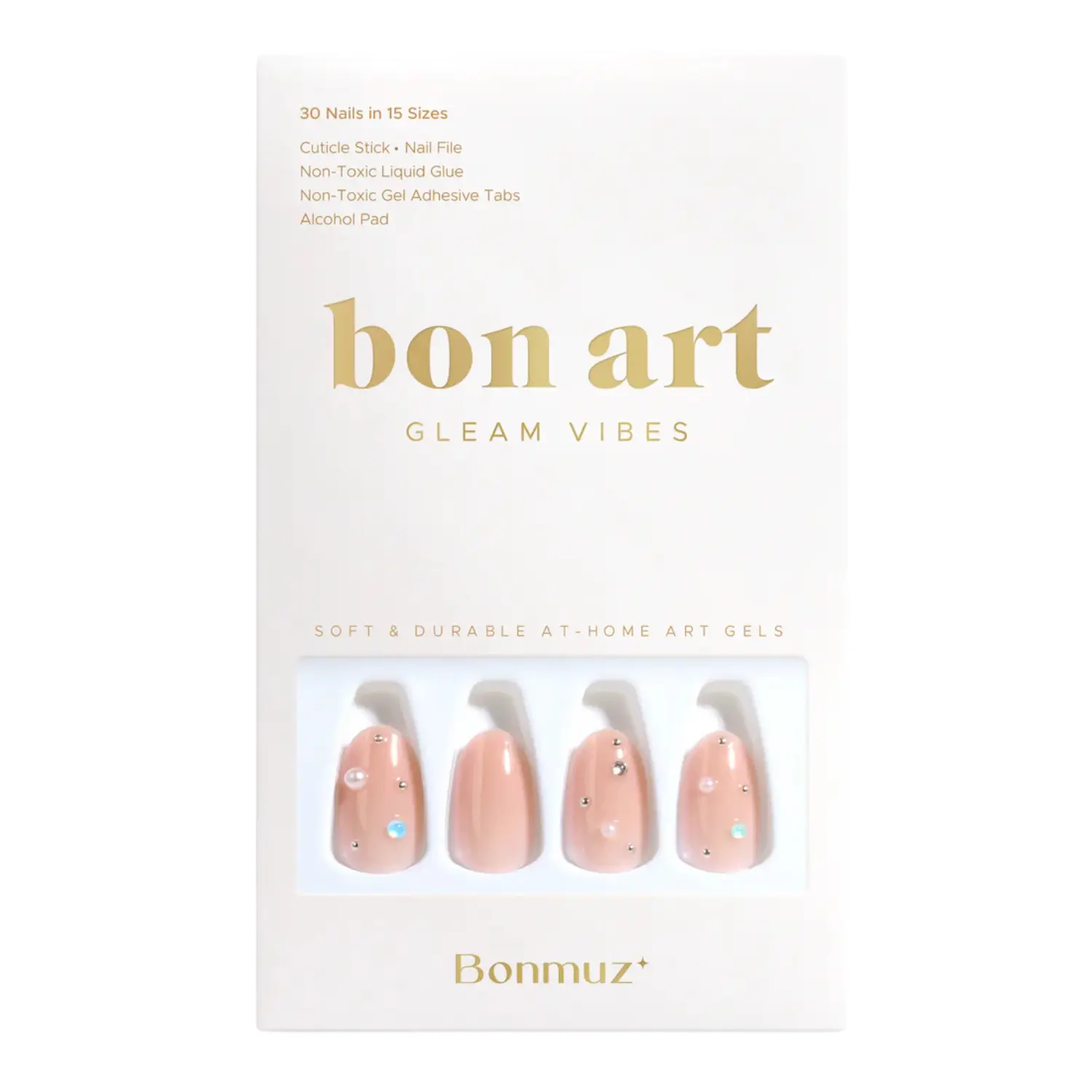 Press-On Nails Bare Dot