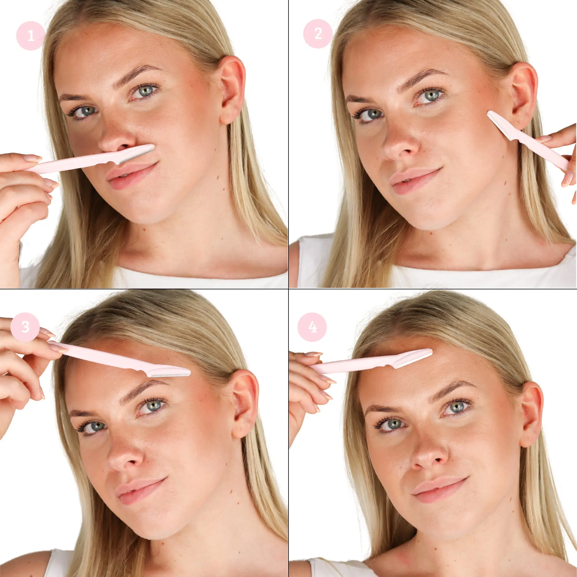 Dermaplaner 5 Pack Soft Pink - Image 3