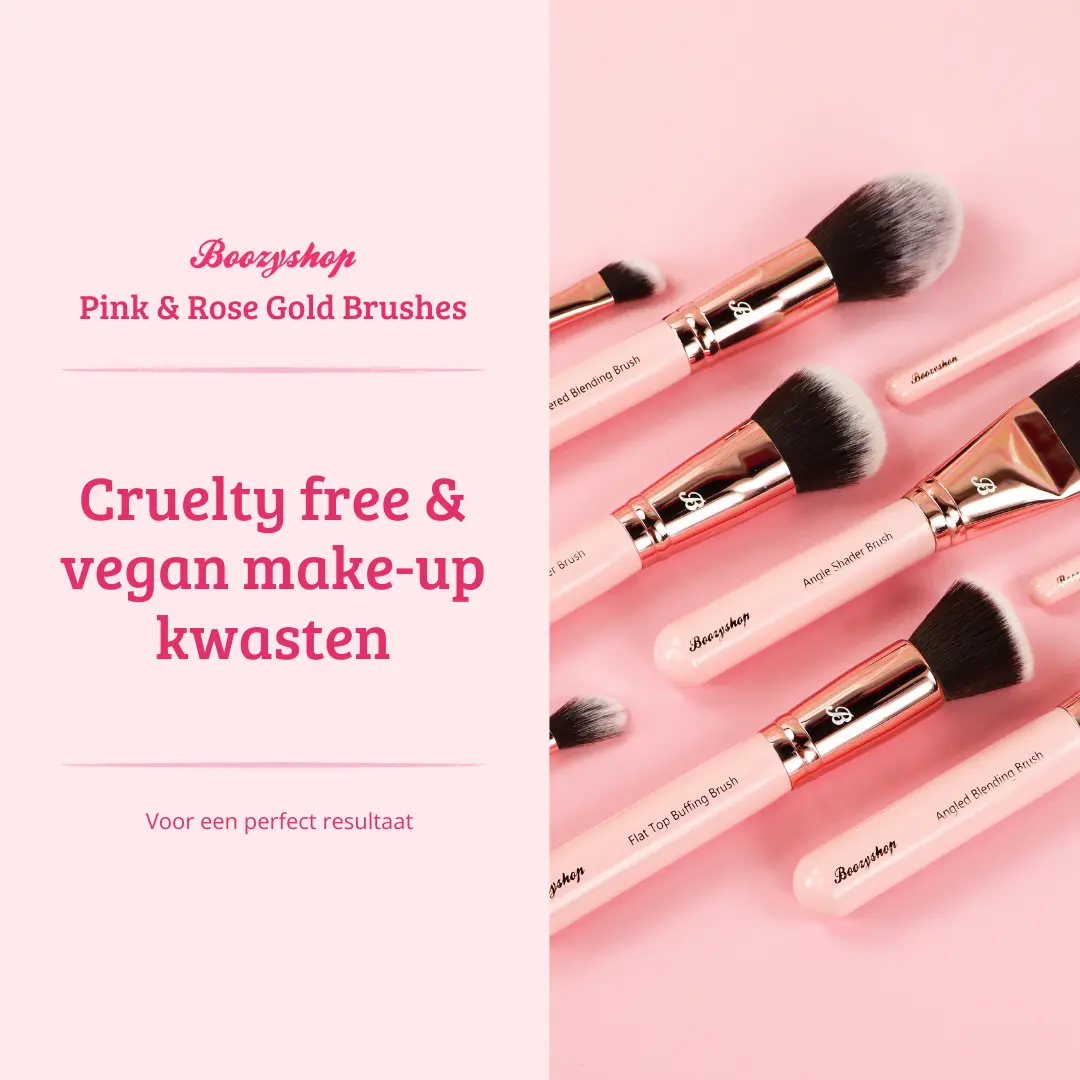 Pink & Rose Gold Angled Blending Brush - Image 8