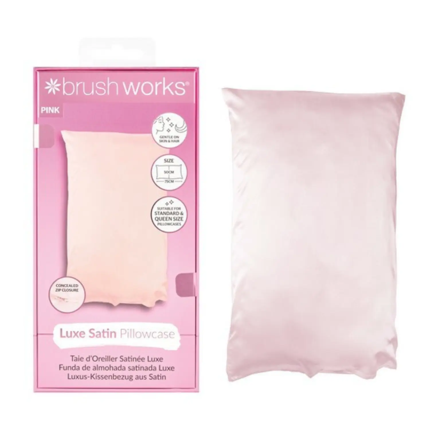 Luxe Satin Pillowcase Pink