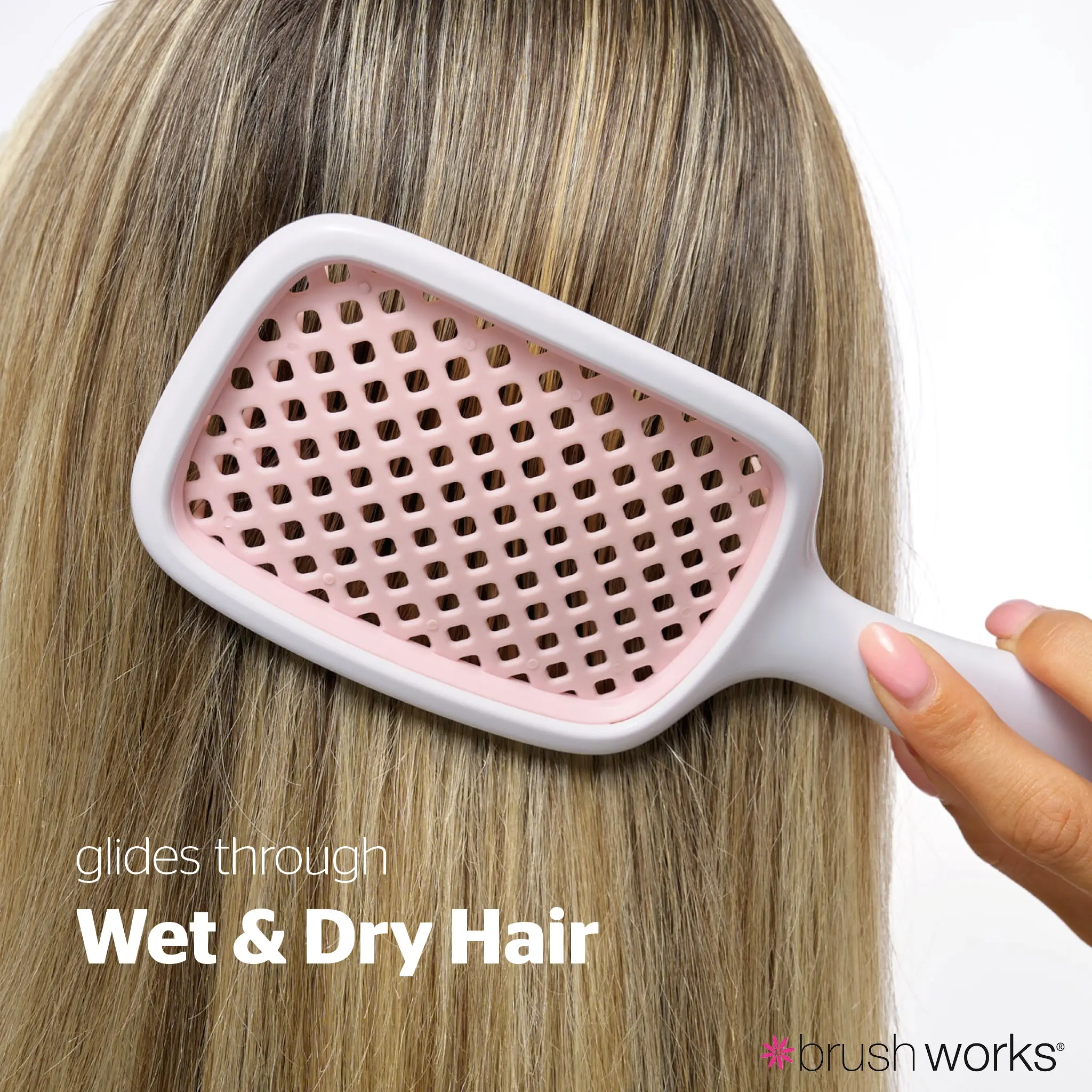 Vented Paddle Blow Dry Hair Brush - Image 3
