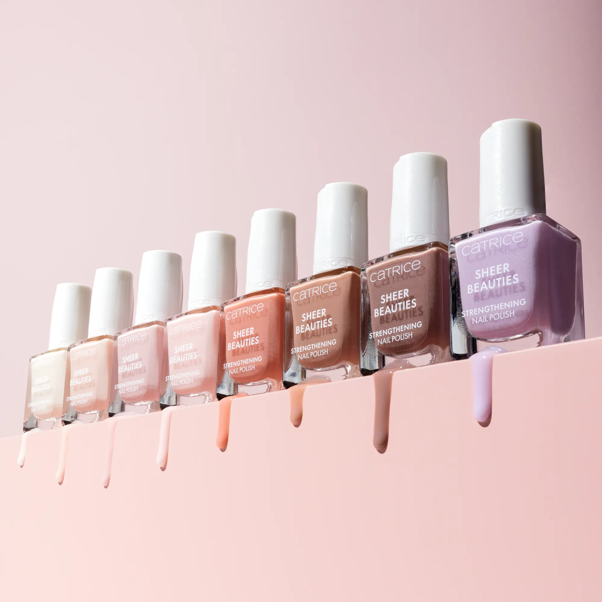 Sheer Beauties Strengthening Nail Polish 050 Peonies, Please! - Image 4