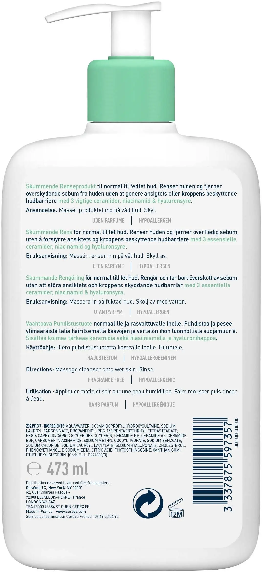 Foaming Cleanser 473 ml. - Image 3