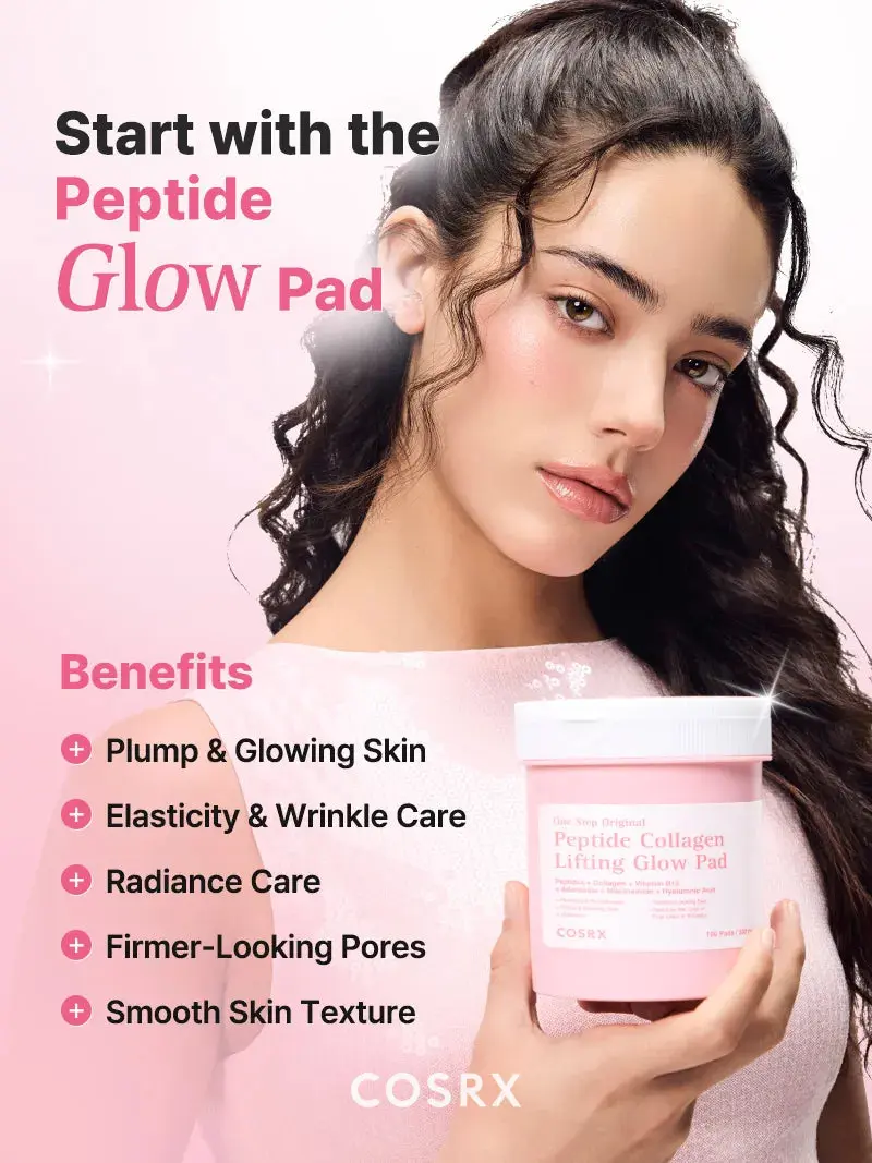 One Step Original Peptide Collagen Lifting Glow Pad - Image 3