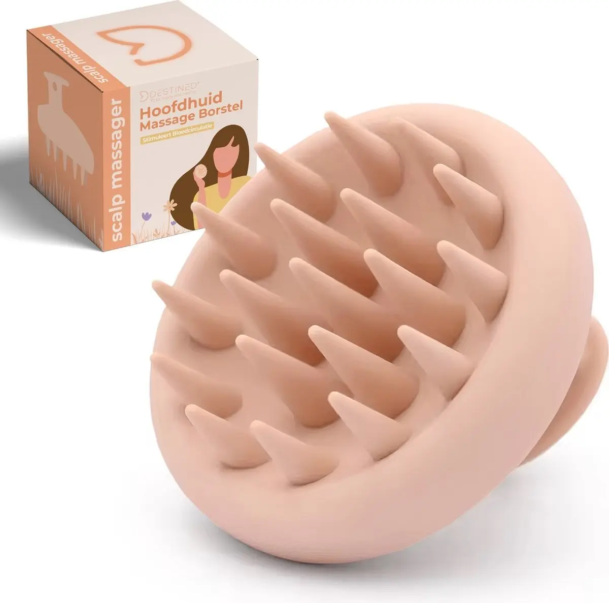 Silicone Haarborstel