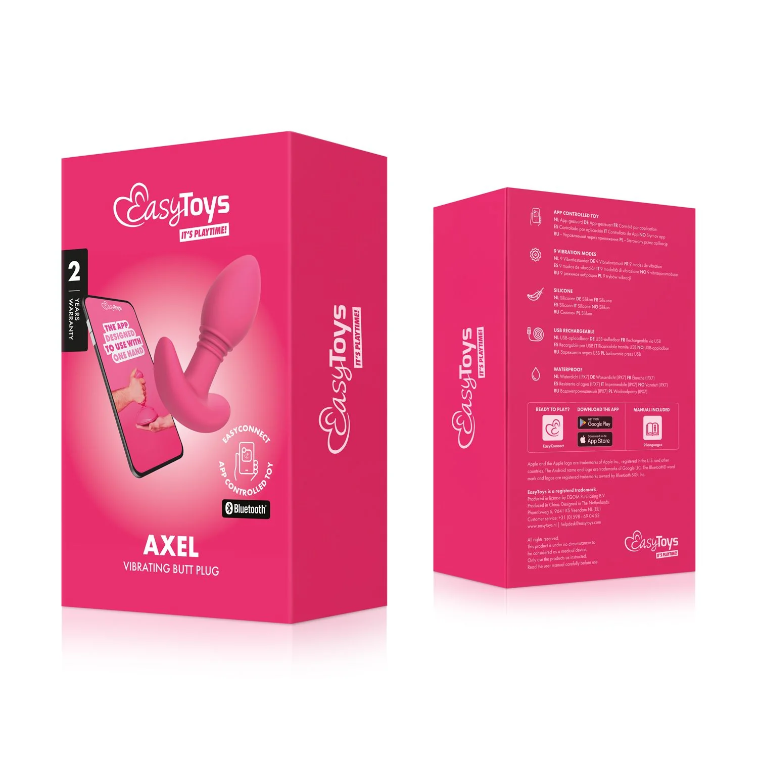 EasyConnect Vibrerende Buttplug Axel AppControlled - Image 6