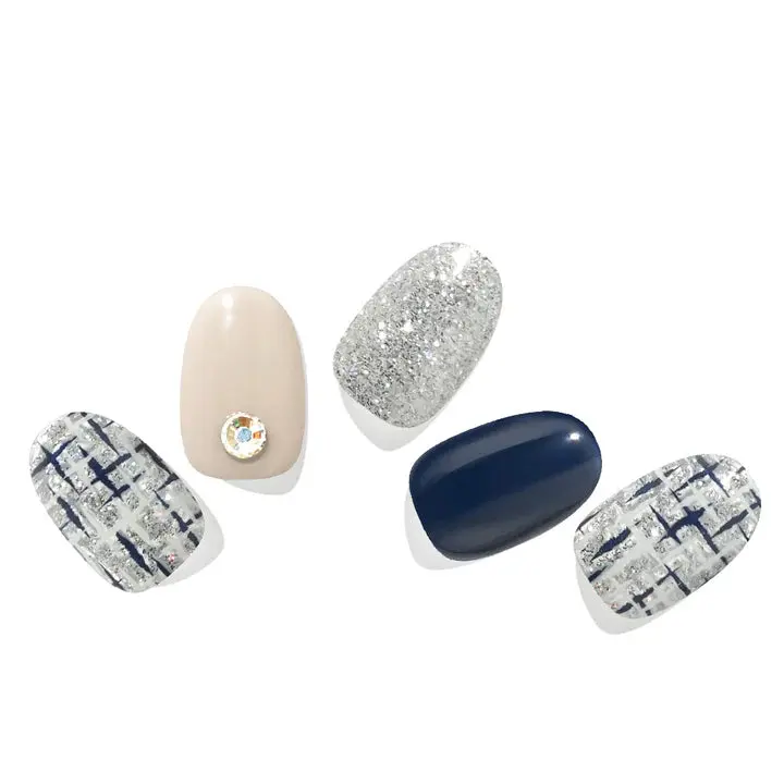 Nail Strips Formal Tweed