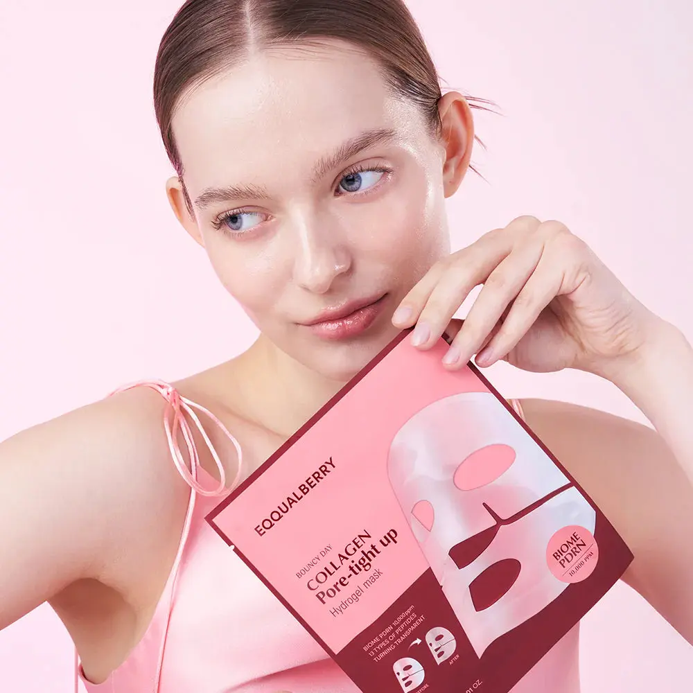 Collagen Pore-Right Up Hydrogel Mask - Image 4