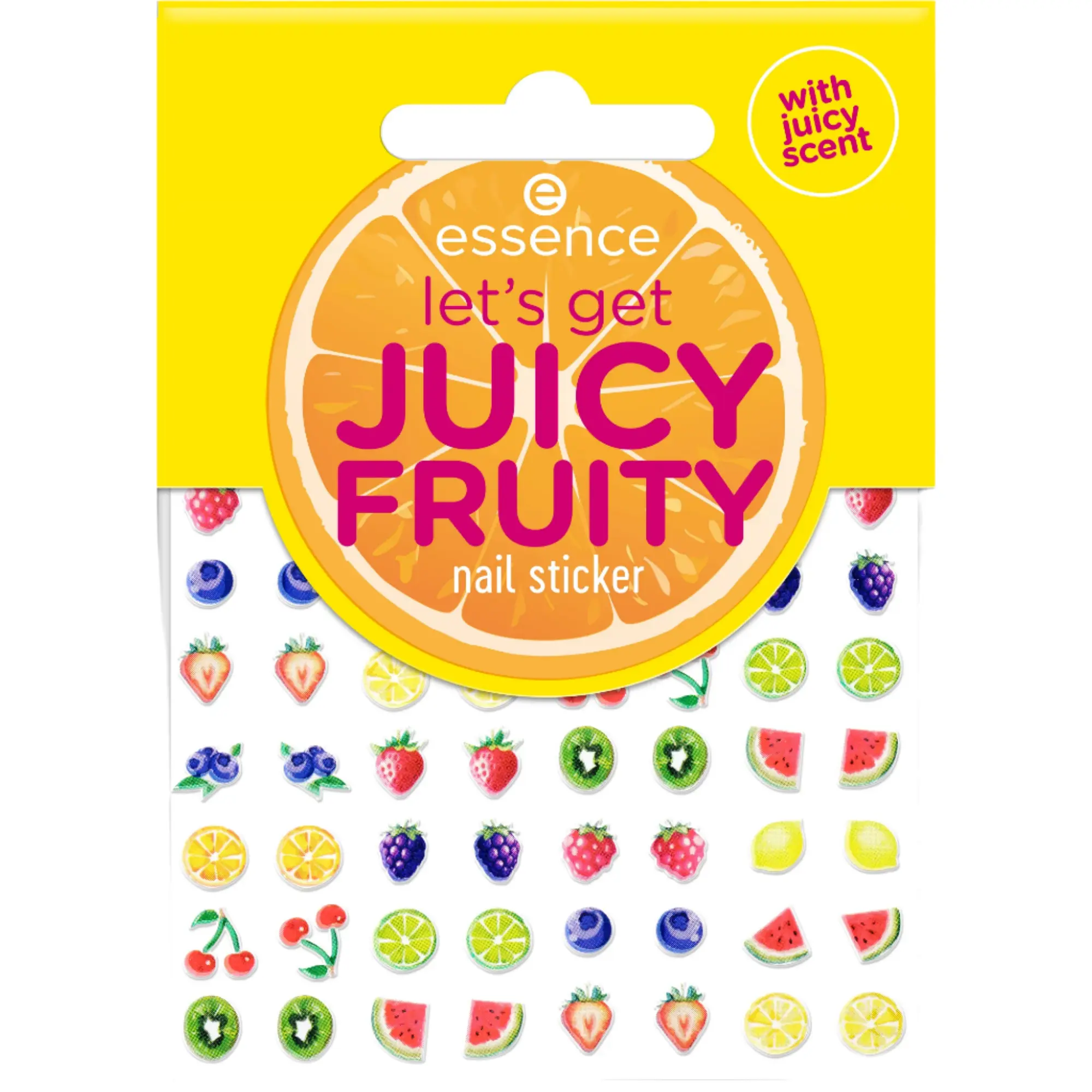 Let's Get Juicy Fruity Nail Sticker