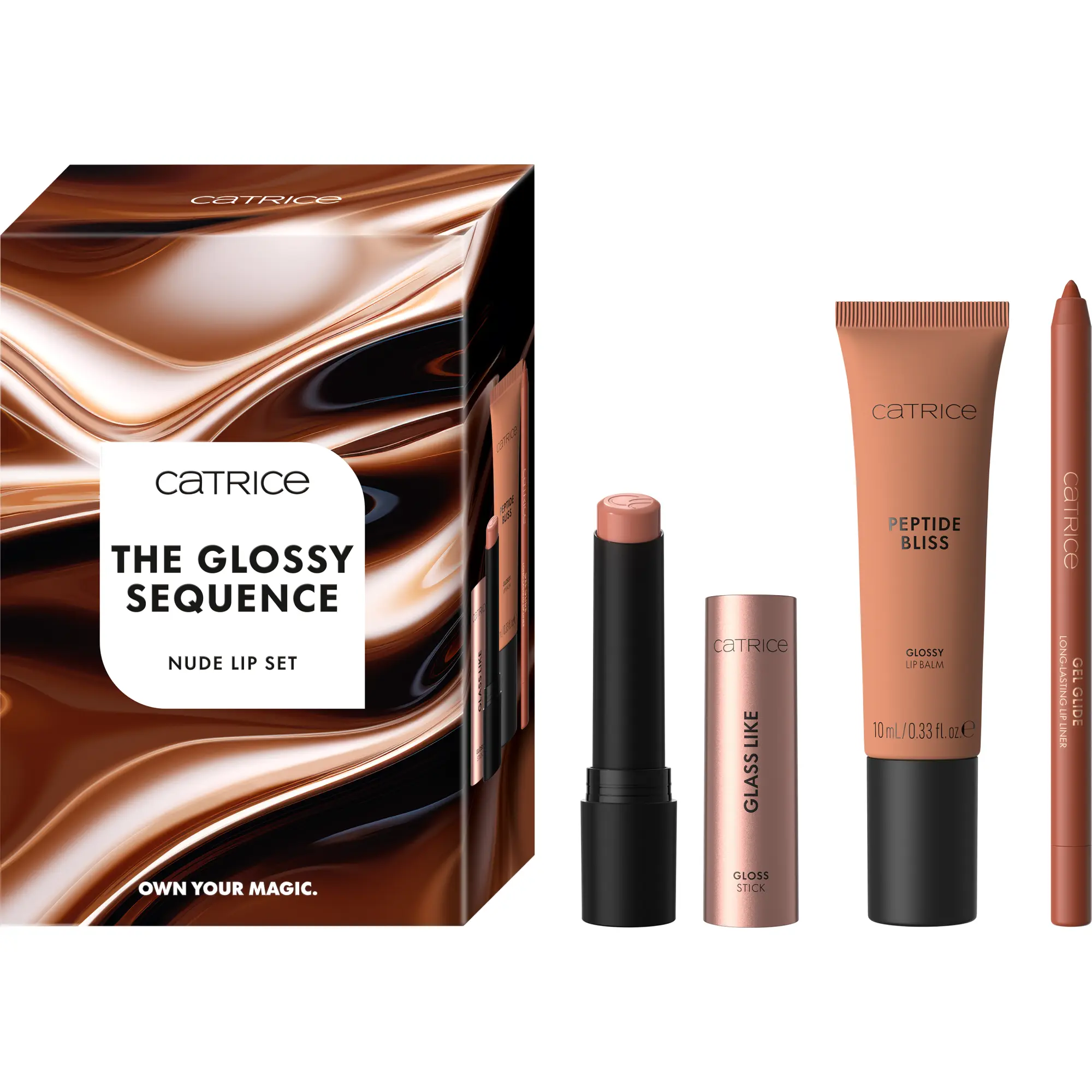 The Glossy Sequence Nude Lip Set Glossible!