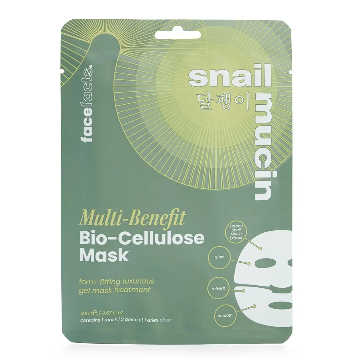 Snail Mucin Multi-Benefit Biocellulose Masque