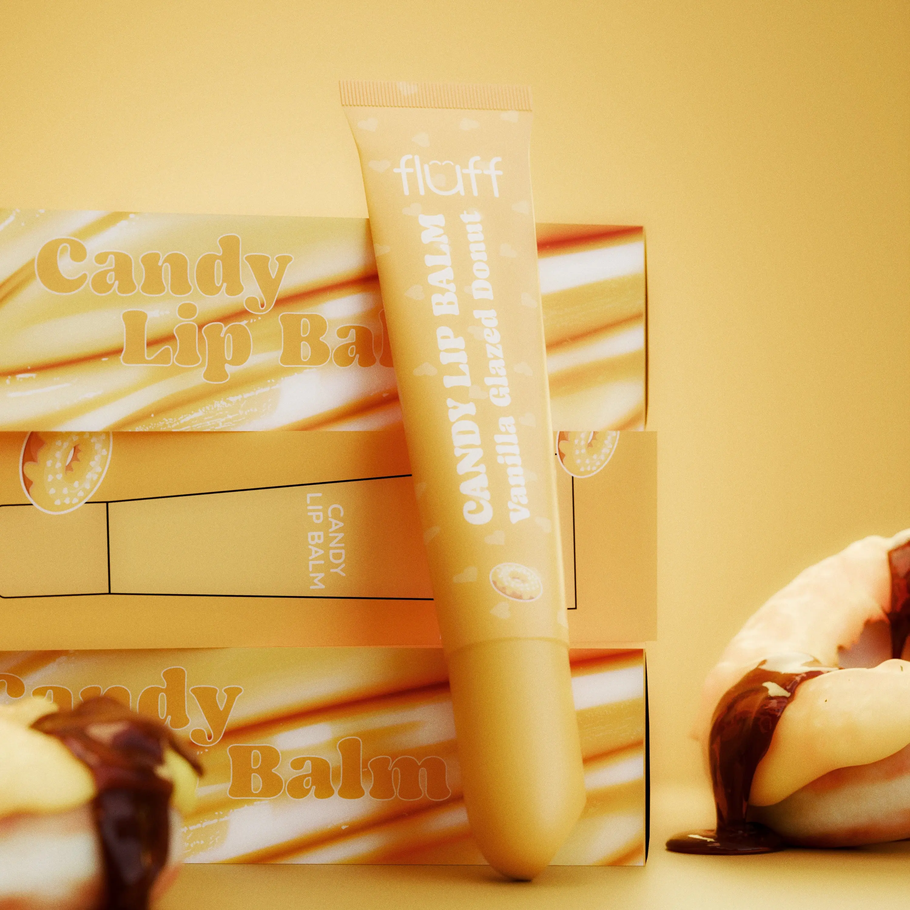 Candy Lip Balm Vanilla Glazed Donut - Image 3