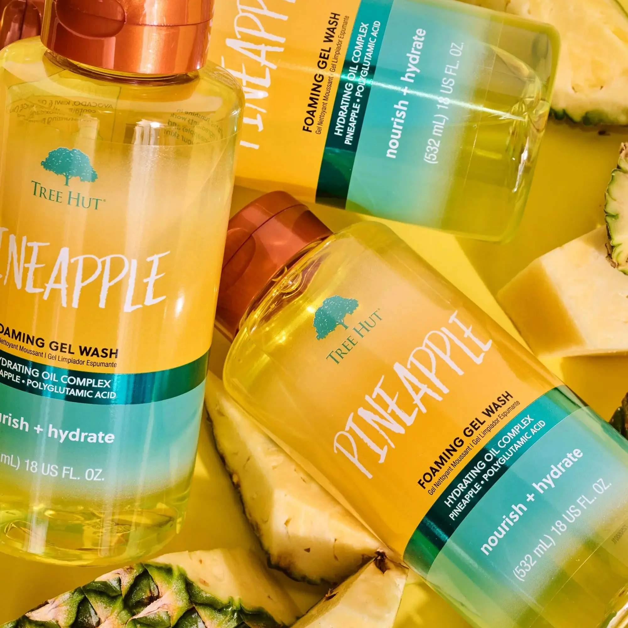 Foaming Gel Body Wash Pineapple - Image 5