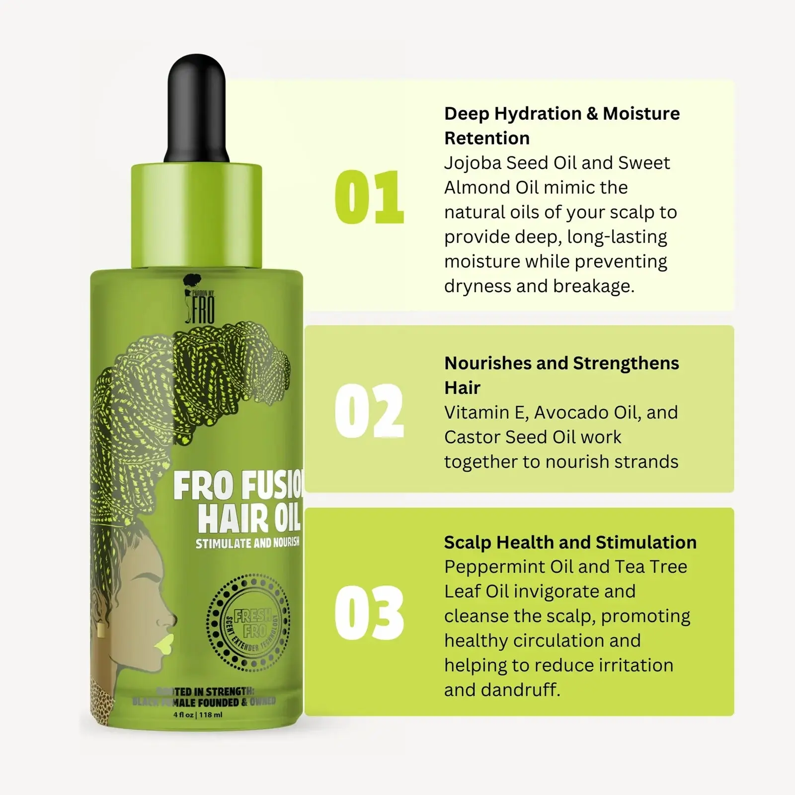 FroFusion Hair & Scalp Oil - Image 2