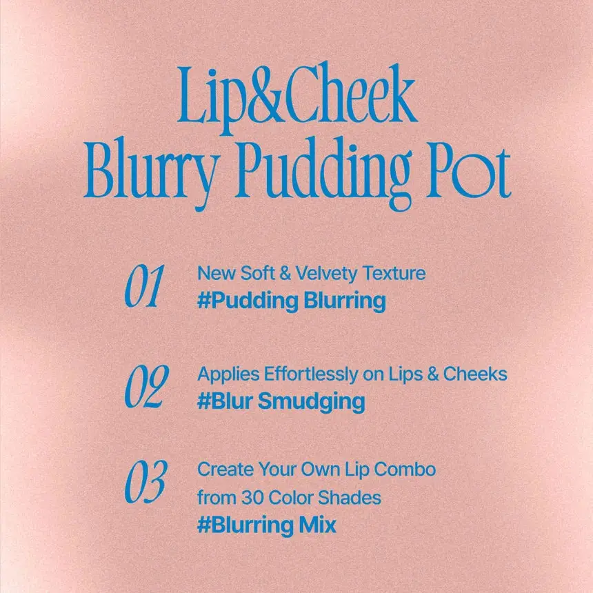 Lip & Cheek Blurry Pudding Pot ND04 My - Image 3