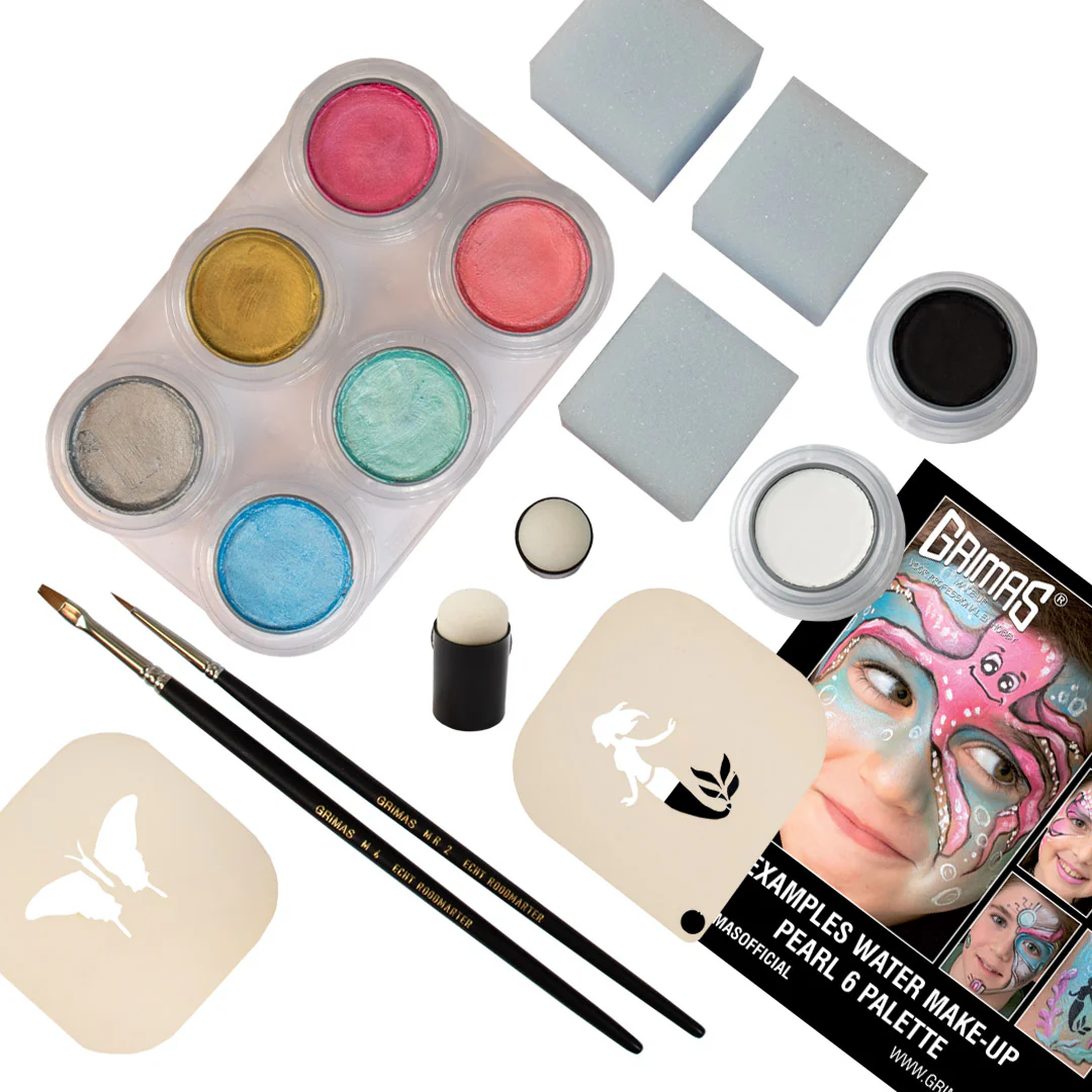 Water Make-up Pearl 6 Palette Set