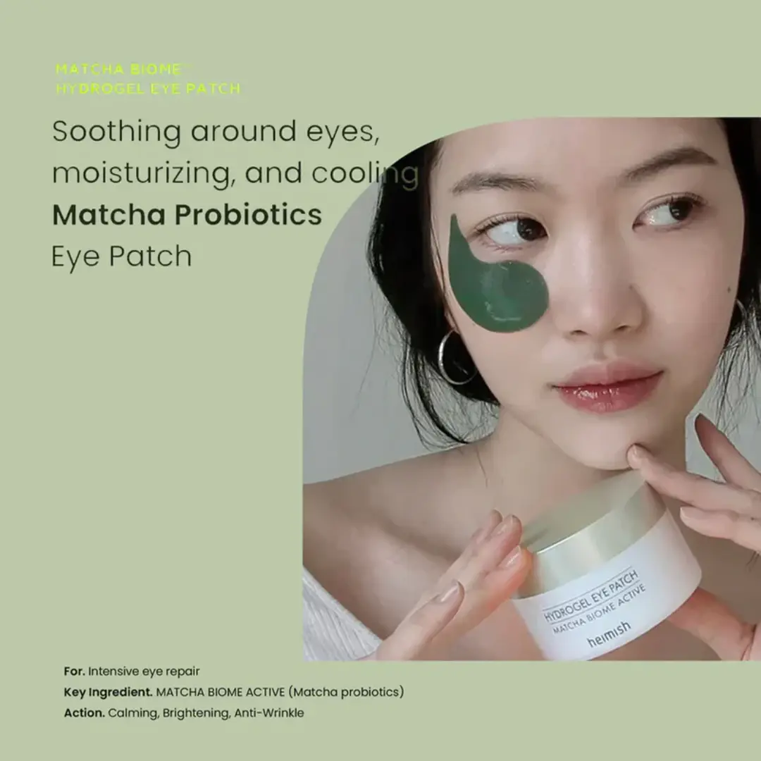 Patch pour les yeux hydrogel Heimish Matcha Biome - Image 3