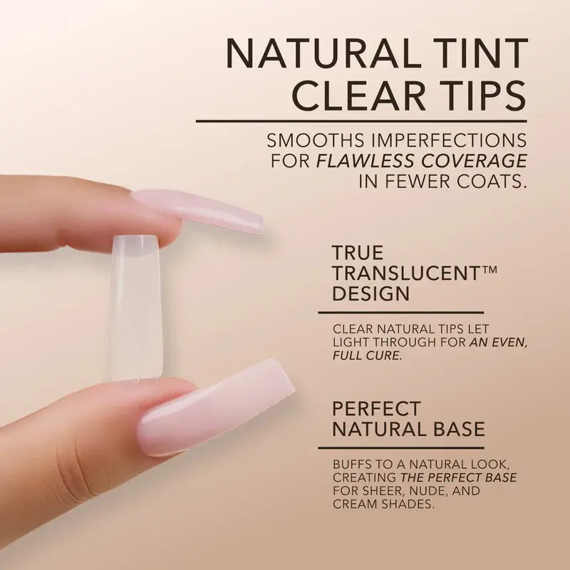 Natural Gel Extensions Coffin Short - Image 4