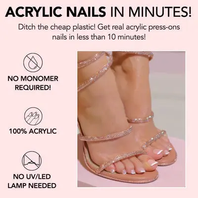 xPress Pro Press-on Toe Nails Keep It Classy - Image 5