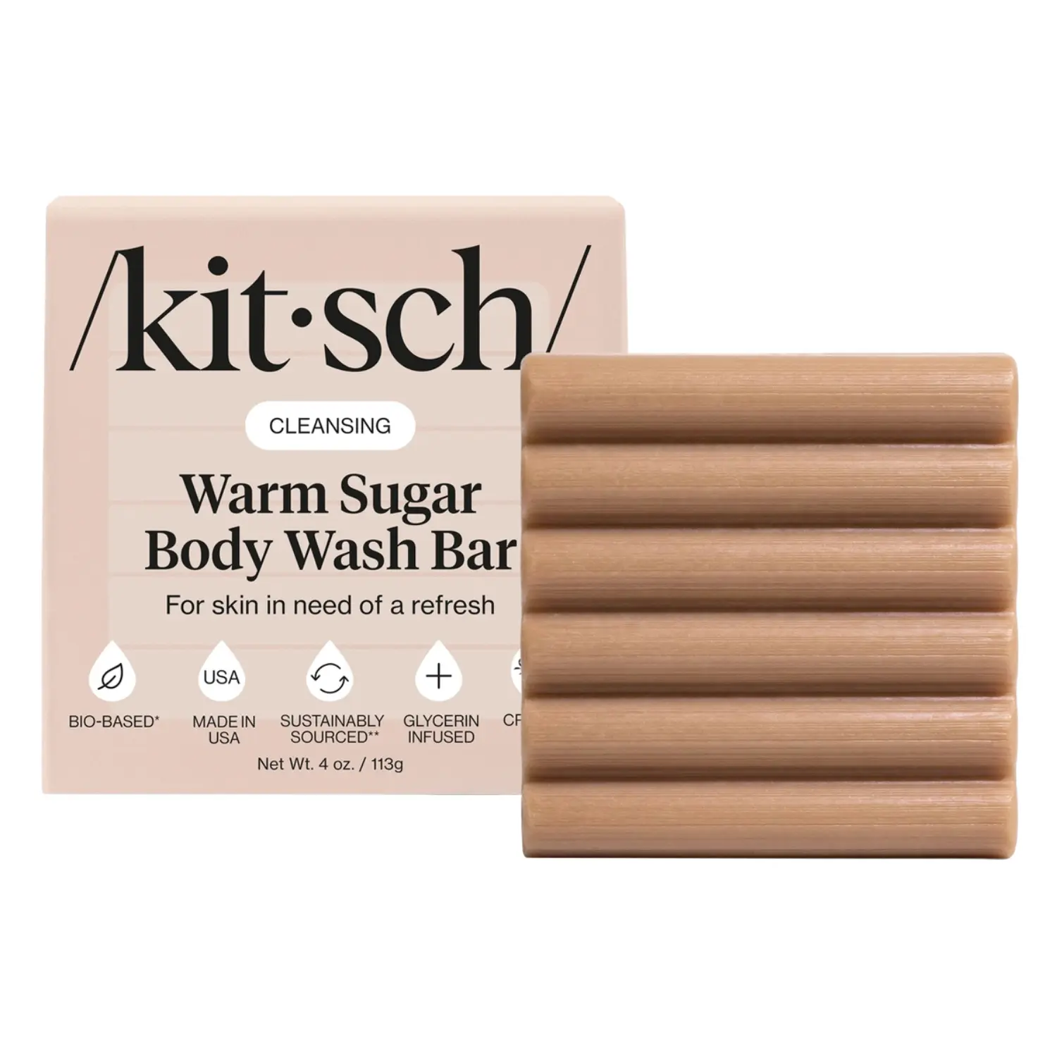Cleansing Body Wash Bar Warm Sugar