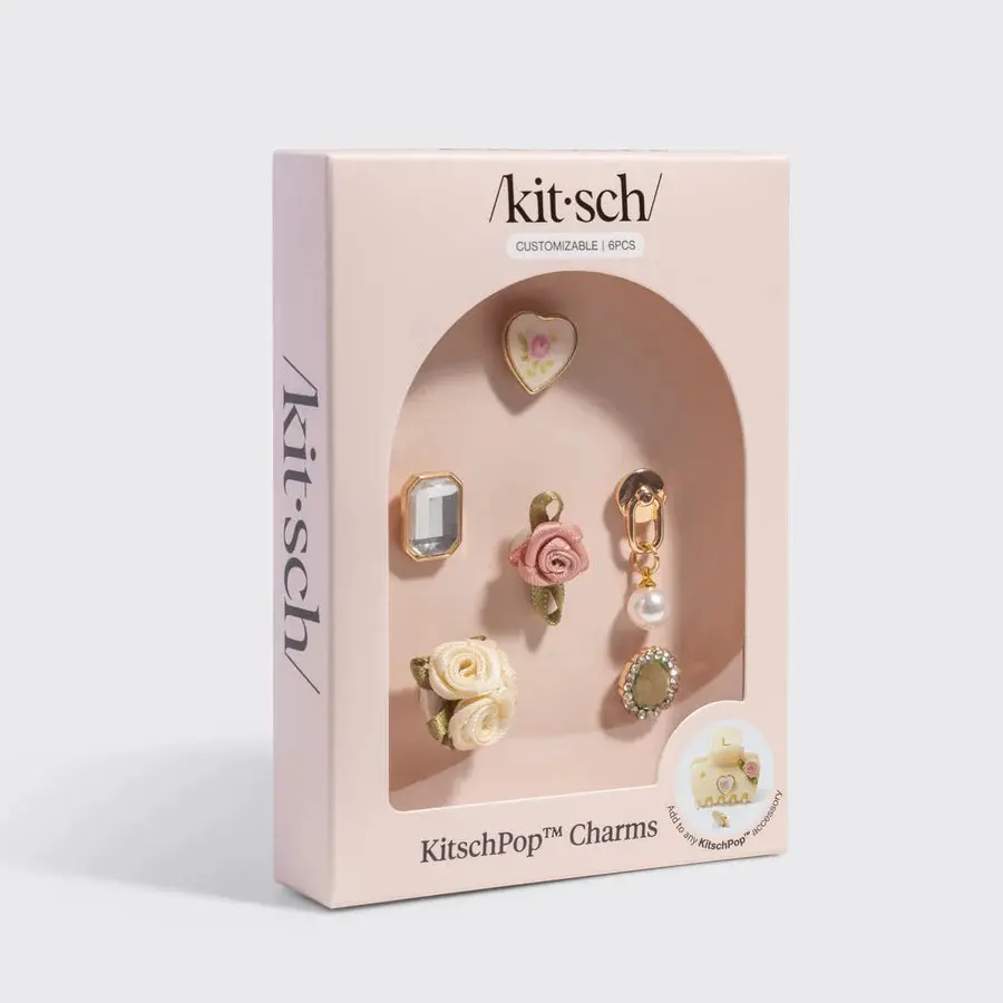 Kitschpop Charms 6pc Set Vintage Ivory - Image 4