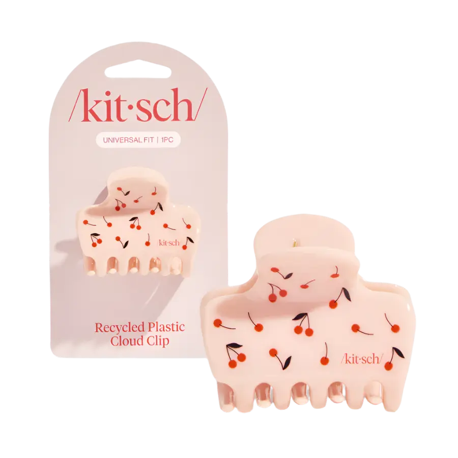 Recycled Plastic Medium Cloud Clip Cherry Print