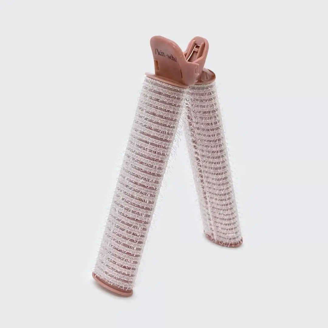 Recycled Plastic Volumizing Roller Clips Terracotta - Image 5