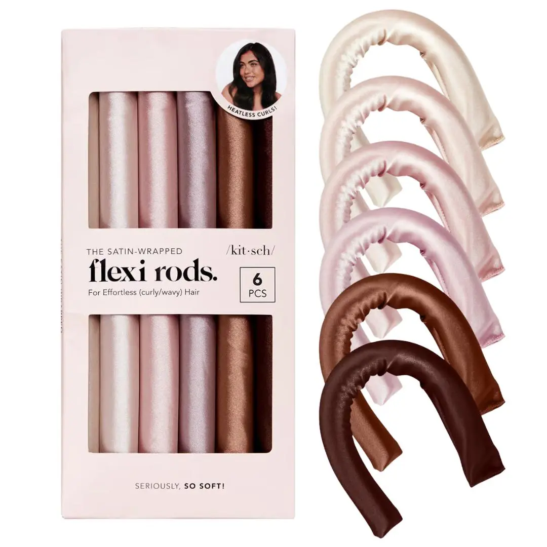 Satin Wrapped Flexi Rods Rosewood