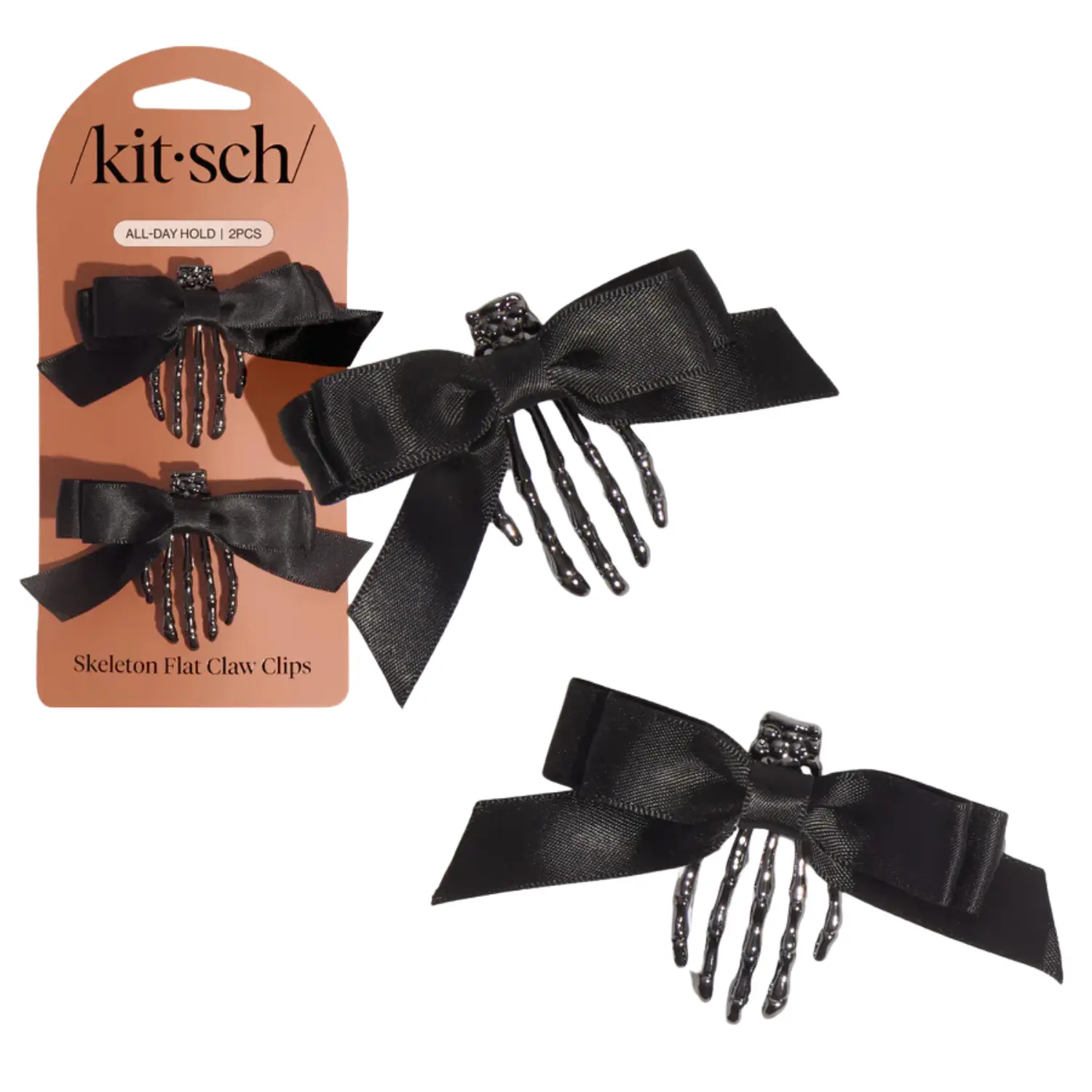 Skeleton Flat Claw Clips
