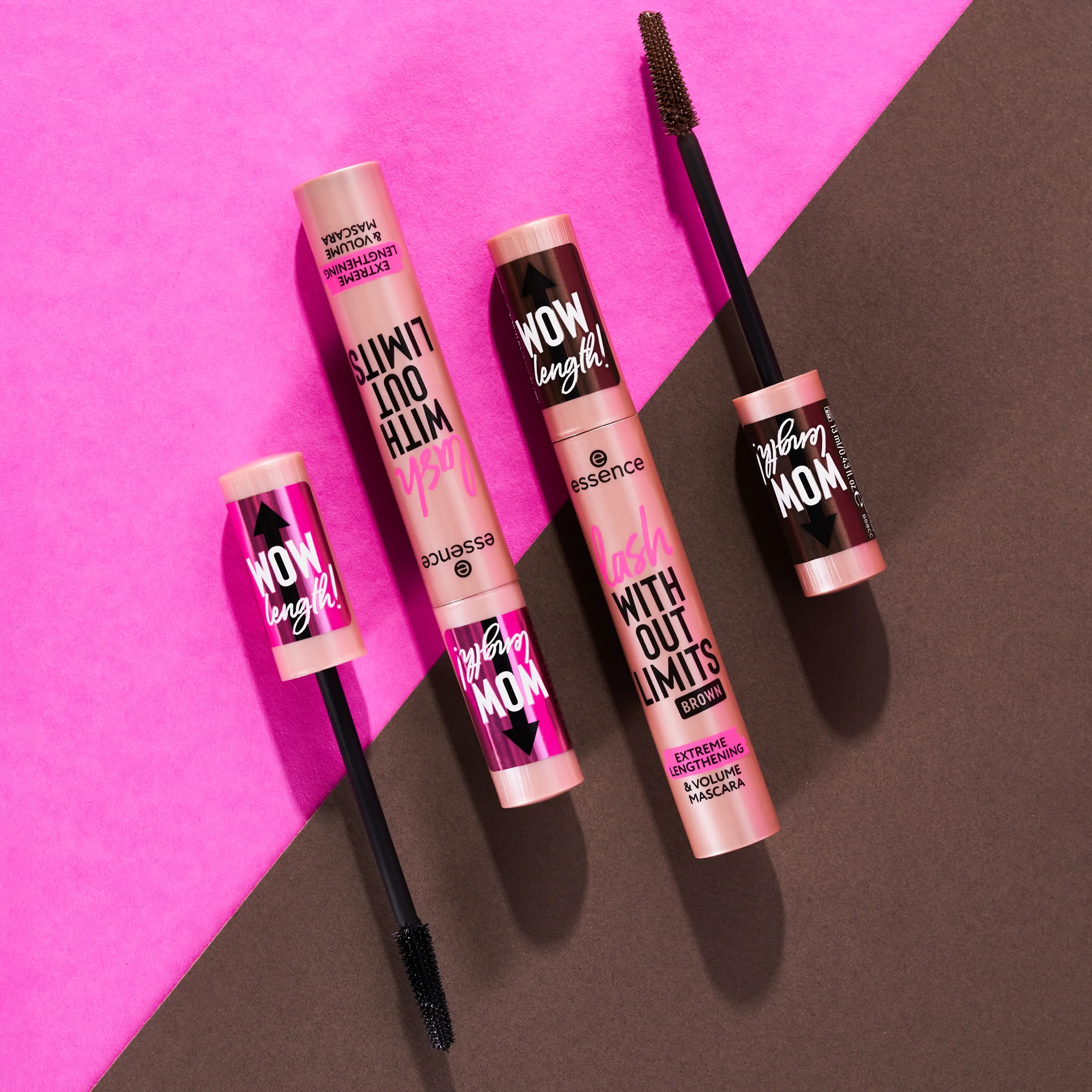 Lash Without Limits Extreme Lengthening & Volume Mascara Brown - Image 7