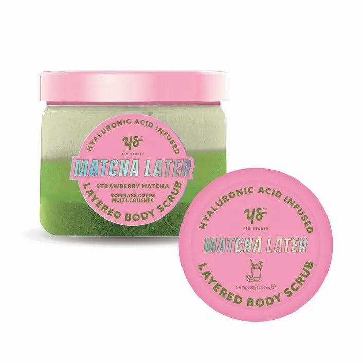 Layered Body Scrub Strawberry Matcha
