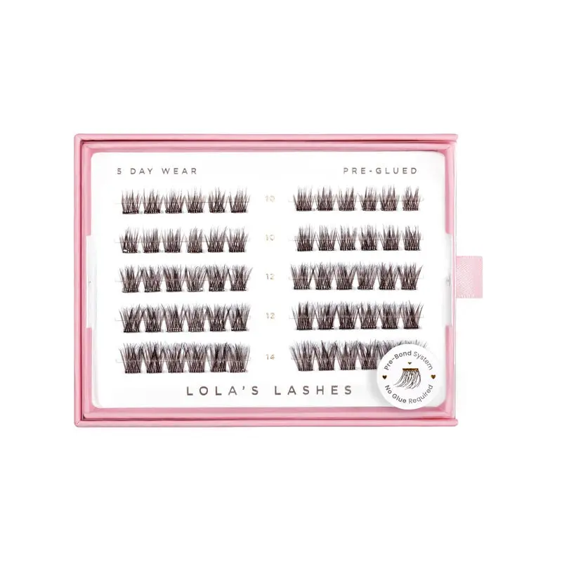 Soft Wisp Dark Brown Pre-Glued Lashes