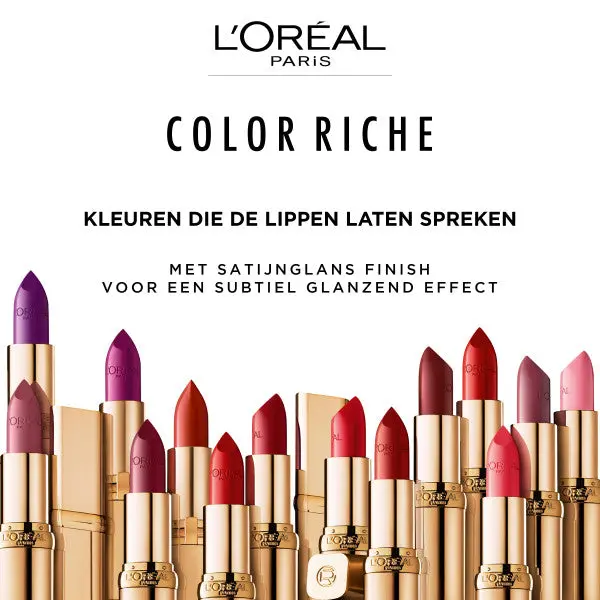 Color Riche Satin Lipstick 377 Perfect Red - Image 4