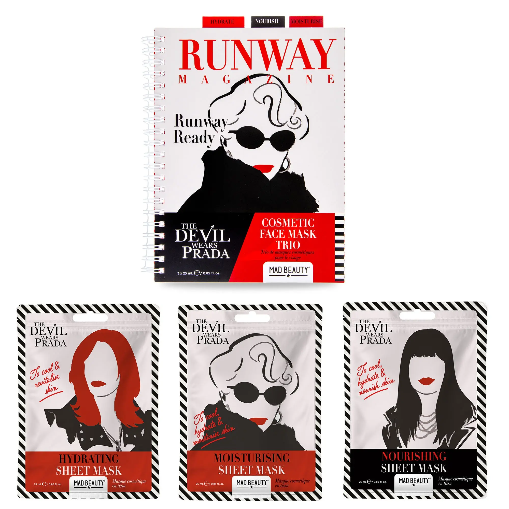 Devil Wears Prada Sheet Mask Trio