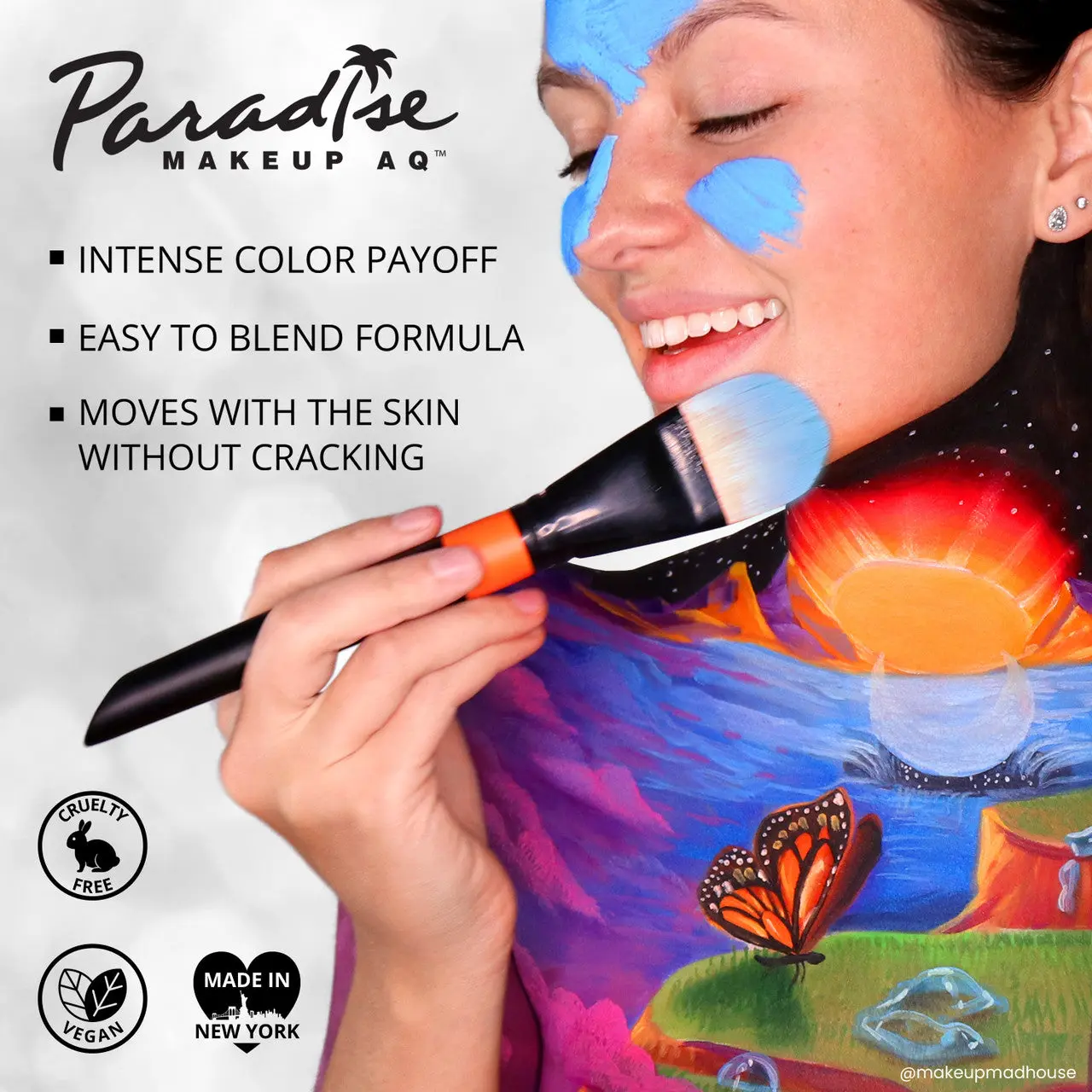 Paradise Makeup AQ 8 Color Magnetic Palette Basic Shades - Image 5