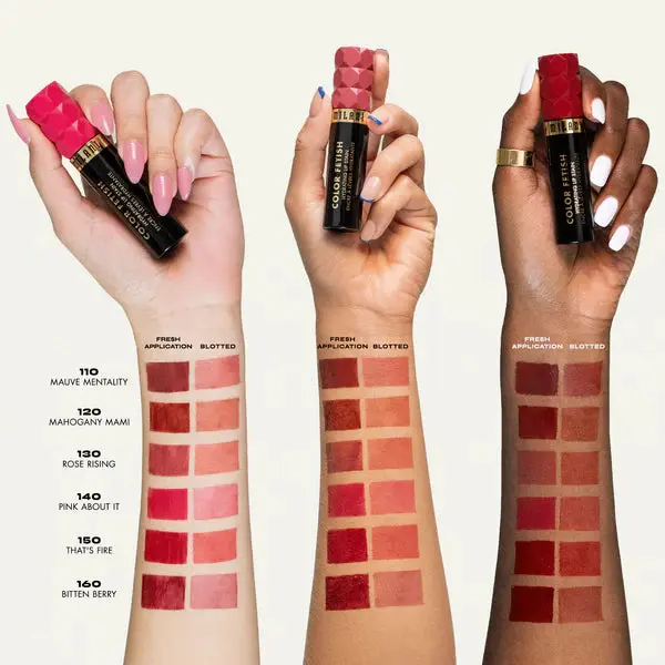 Color Fetish Hydrating Lip Stain 120 Mahogany Mami - Image 3