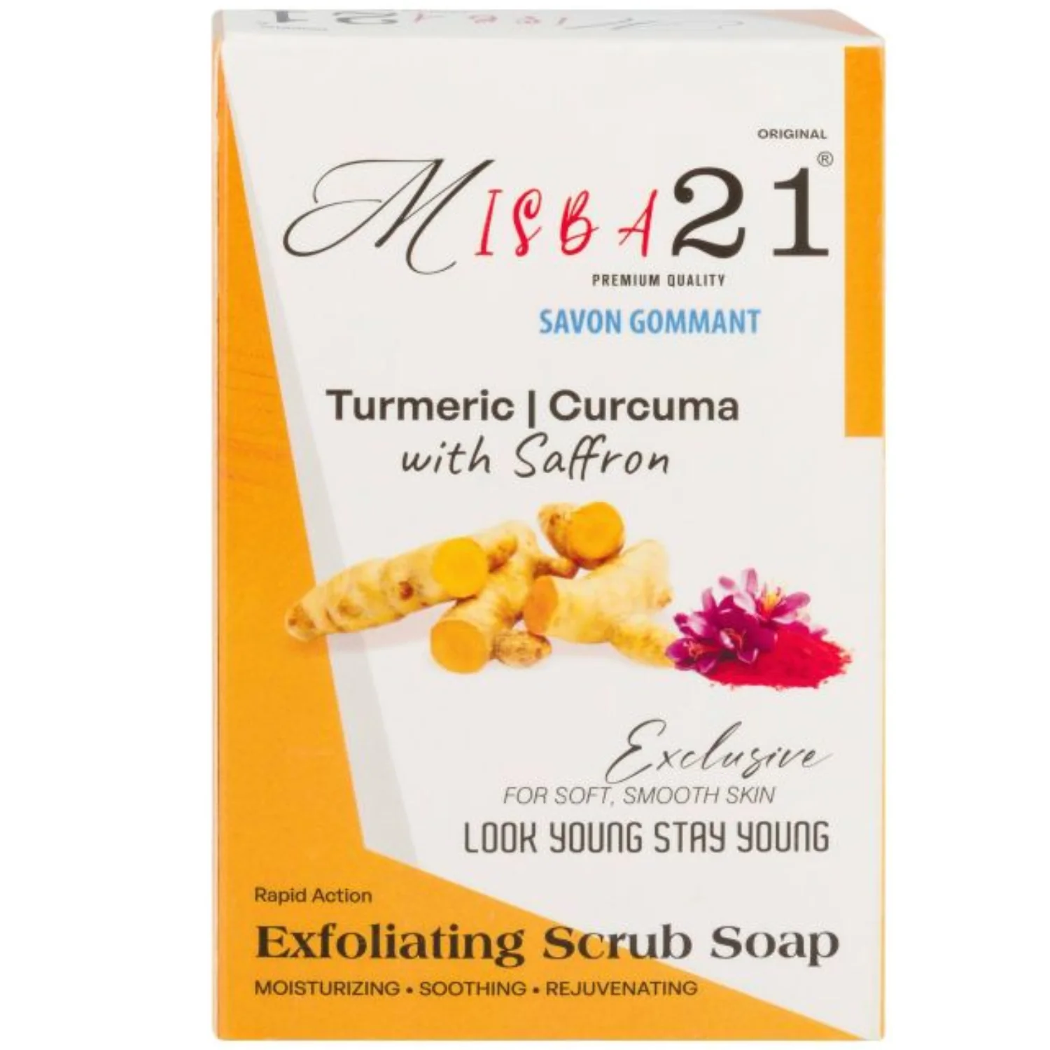 Exfoliating Scrub Soap Turmeric and Curcuma