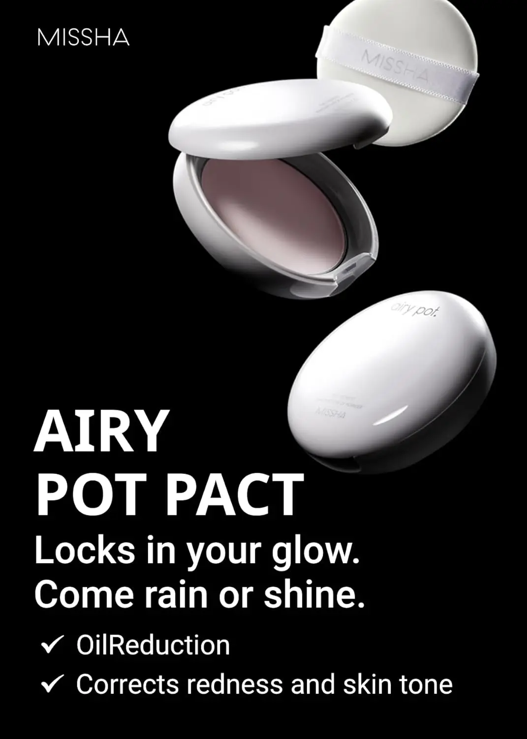Airy Pot Pressed Powder Pink - Image 3