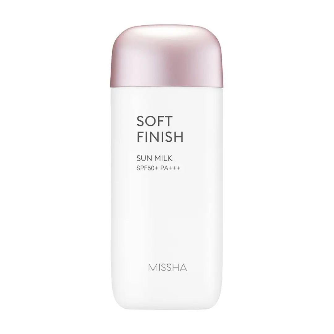 All around safe block soft finish sun milk SPF 50+