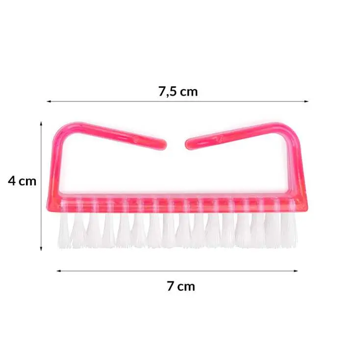 Nail Brush Medium Pink - Image 4