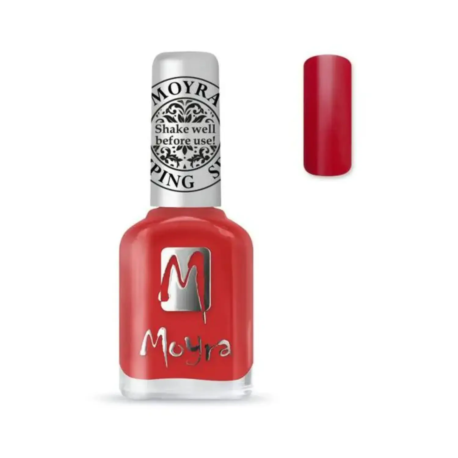 Stamping Nail Polish No. 02 Red