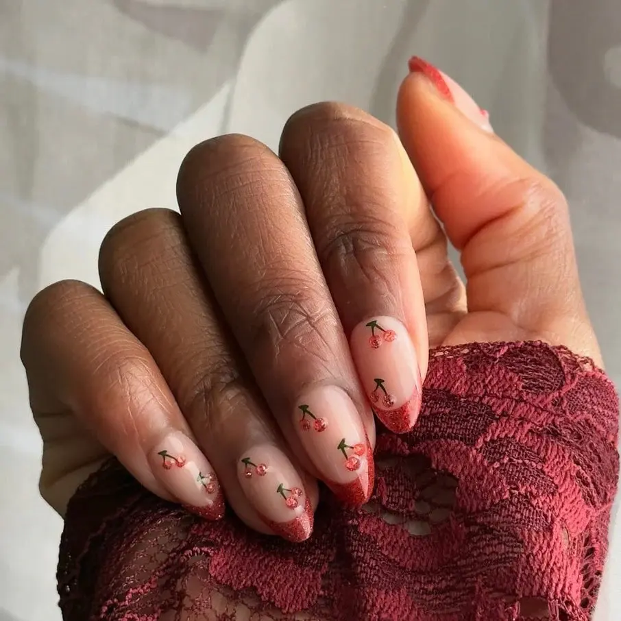 Soft Gel Press-On Nails Cherry On Top - Image 2