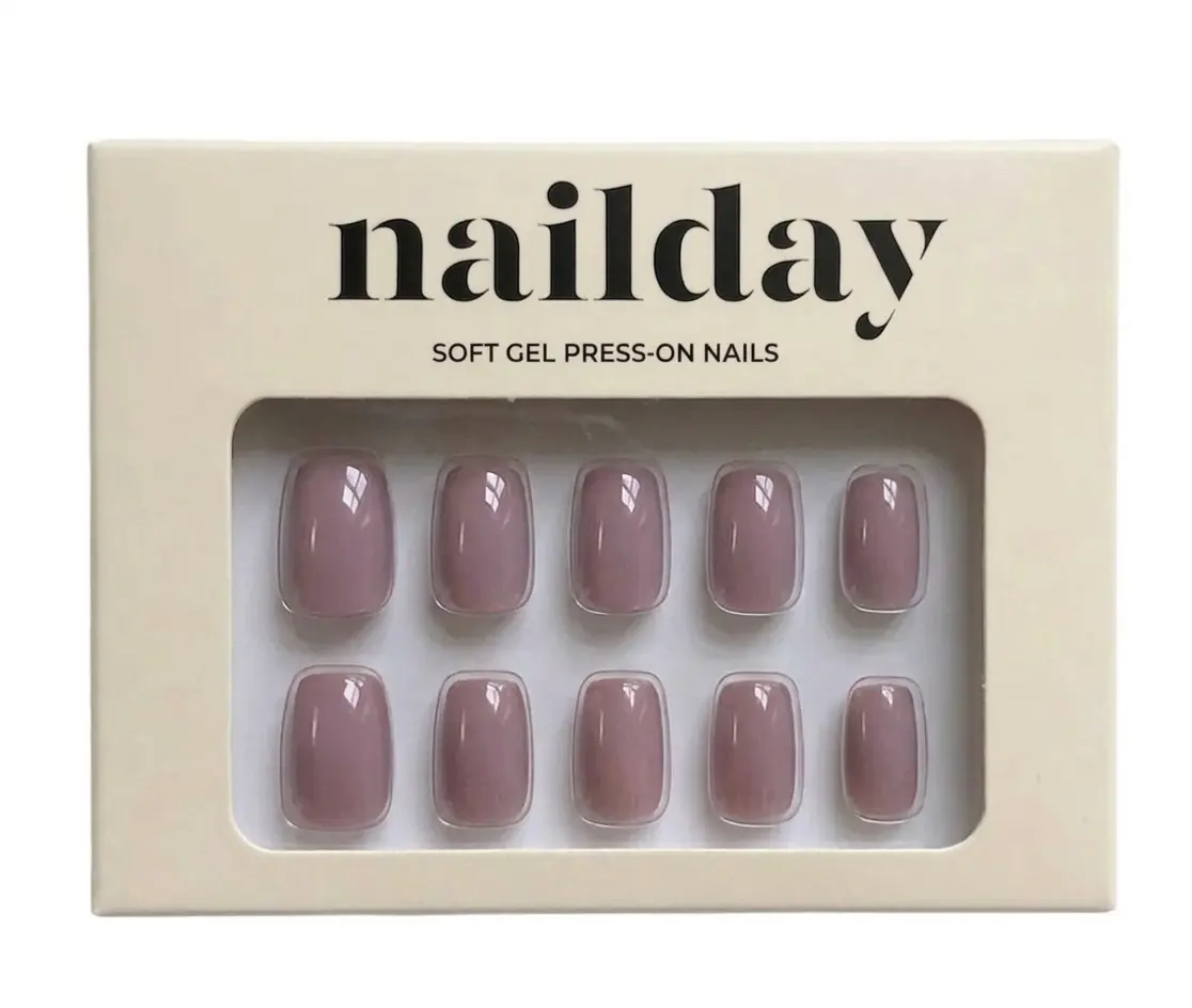 Soft Gel Press-On Nails Dusty Rose
