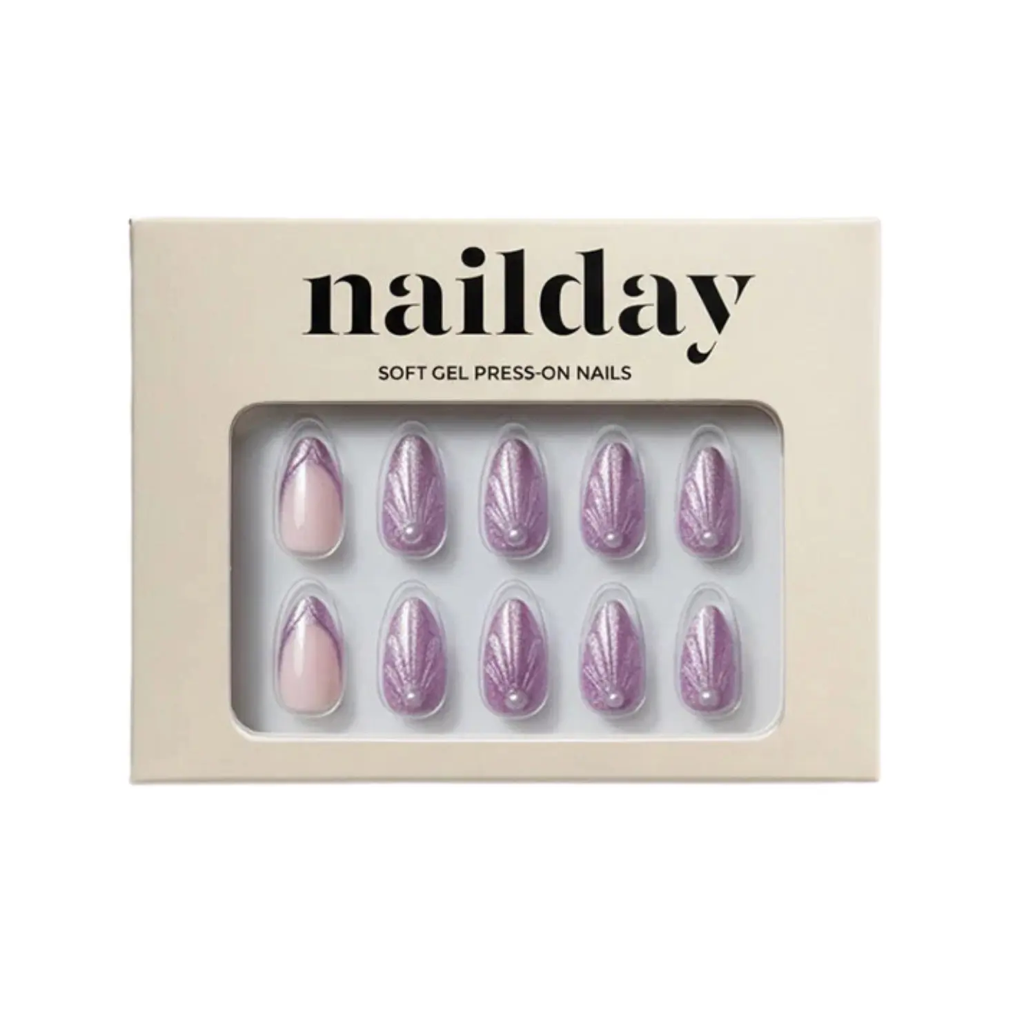 Soft Gel Press-On Nails Mermaid