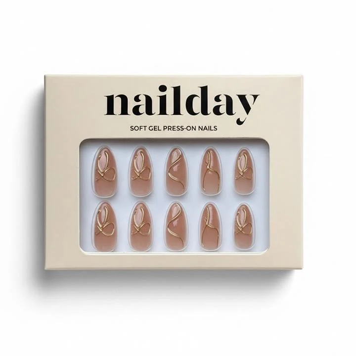 Soft Gel Press-On Nails Oh My Bow
